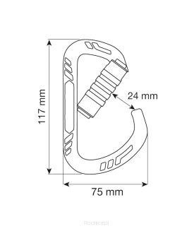 Karabinek CAMP Guide XL 3Lock - grey - 5