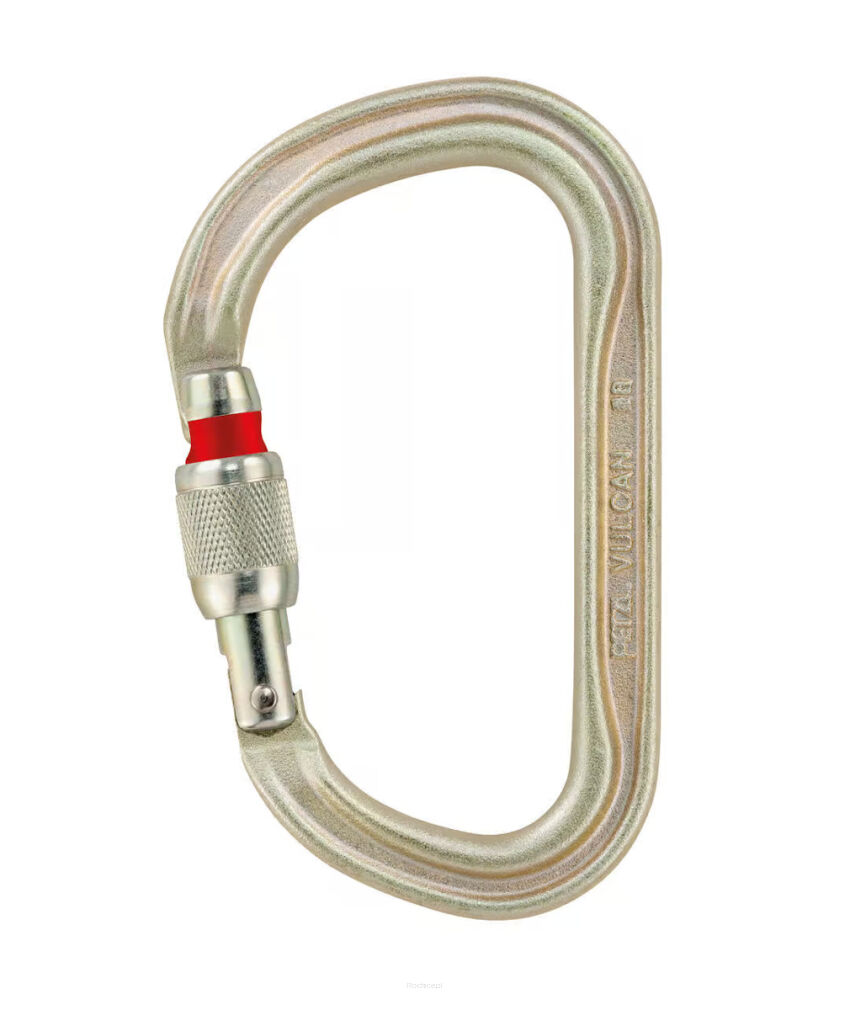 Karabinek stalowy Petzl Vulcan Screw Lock