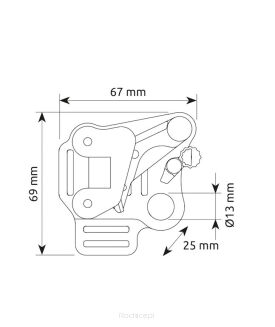 Przyrząd zaciskowy nożny Camp Turbofoot Evo - lewy - 2