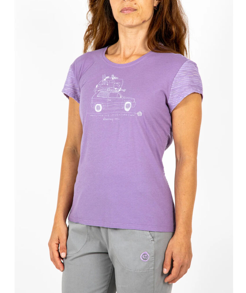 Koszulka damska E9 Dream - wisteria