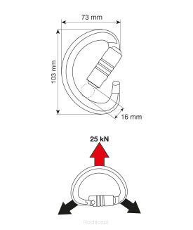 Krabinek CAMP Triad 3LOCK - 3