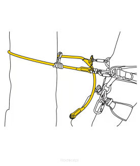 Lonża regulowana PETZL Microflip - 2