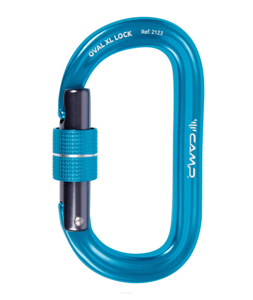 Karabinek CAMP Oval XL Lock - blue