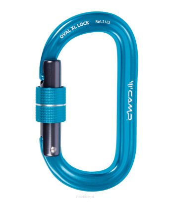 Karabinek CAMP Oval XL Lock - blue