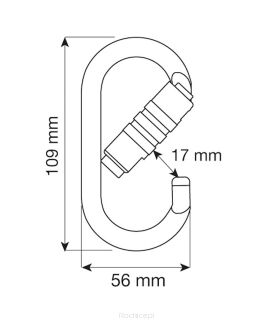 Karabinek CAMP Oval Pro 2Lock - 3