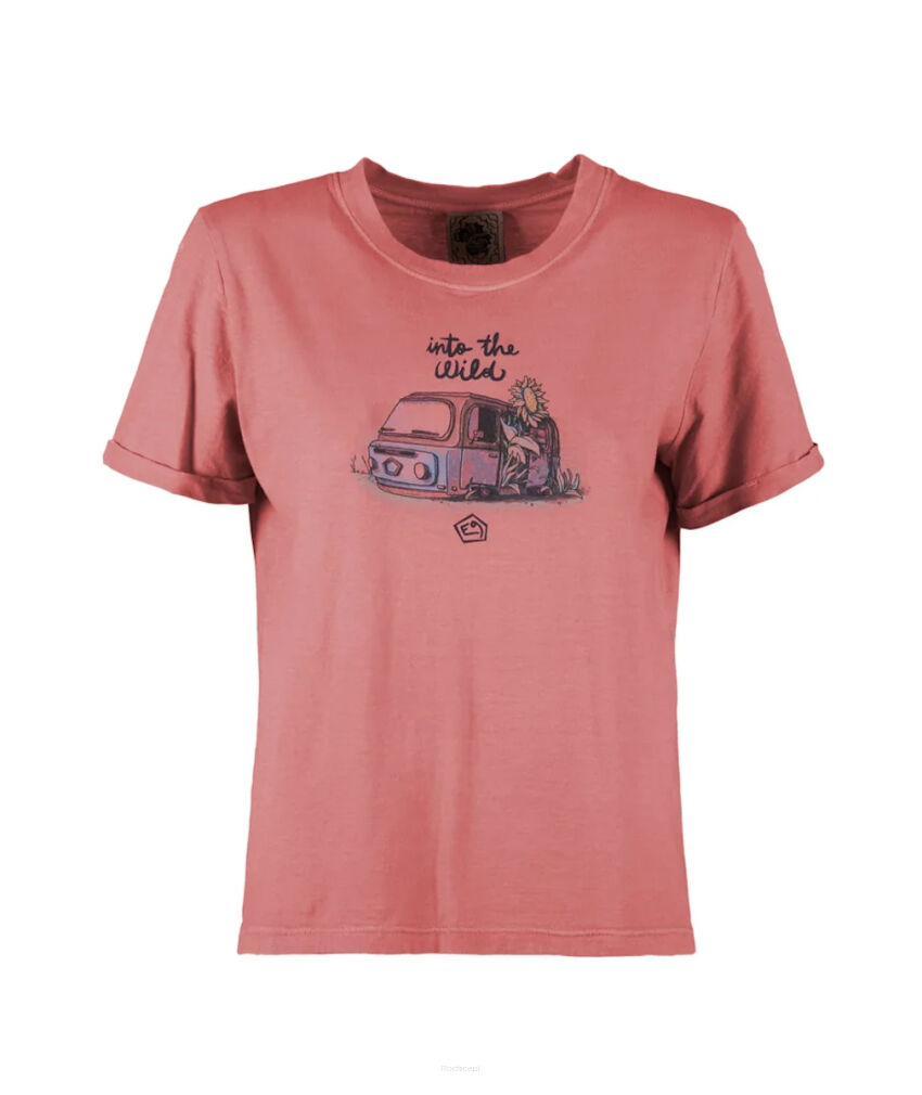 Koszulka damska E9 Wild - flamingo