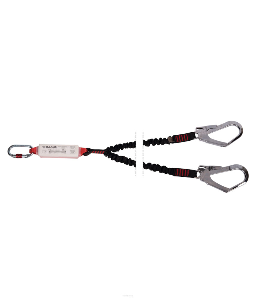 Lonża Y z absorberem Camp Shock Absorber Rewind 175cm MGO