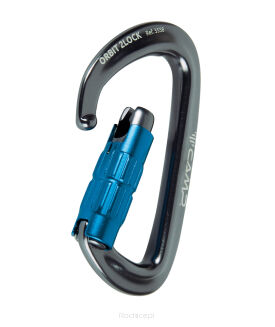 Karabinek CAMP Orbit 2Lock - gunmetal/blue - 3