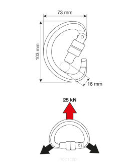 Krabinek CAMP Triad LOCK - 3