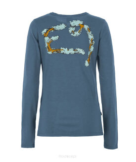 Koszulka damska z długim rękawem E9 Fiona - steel blue - 2