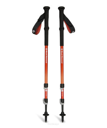 Kije trekkingowe Black Diamond Trail Back - burnt sienna