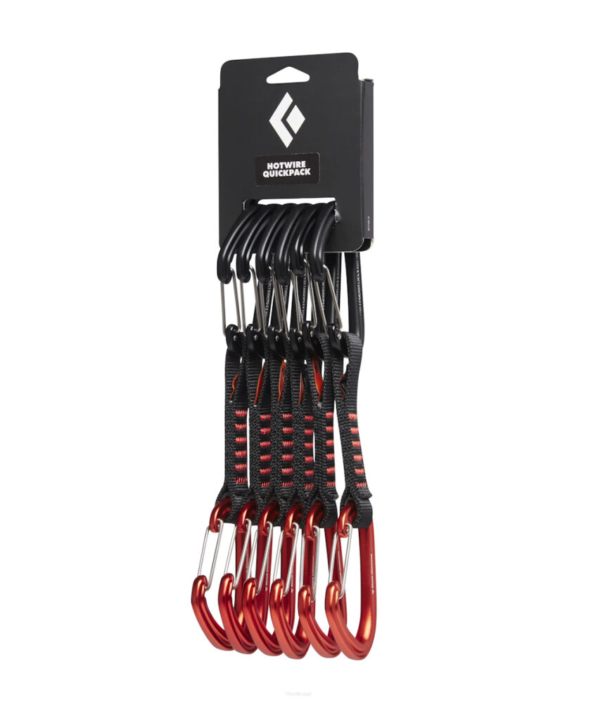 Zestaw ekspresów Black Diamond HotWire Quickpack 6x12cm - octane