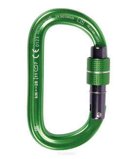 Karabinek CAMP Oval XL Lock - zielony - 2
