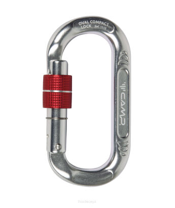 Karabinek CAMP Oval Compact Lock polerowany
