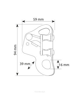 Przyrząd zaciskowy Camp Turbochest - black - 4