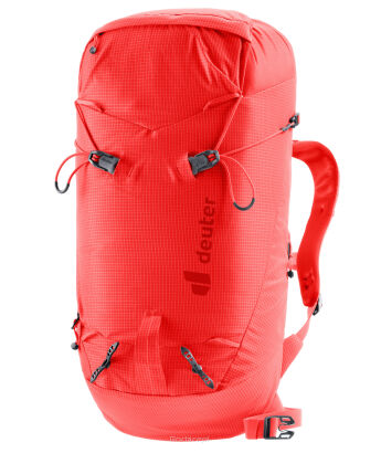 Plecak wspinaczkowy Deuter Guide Lite 24 - poppy/crimson