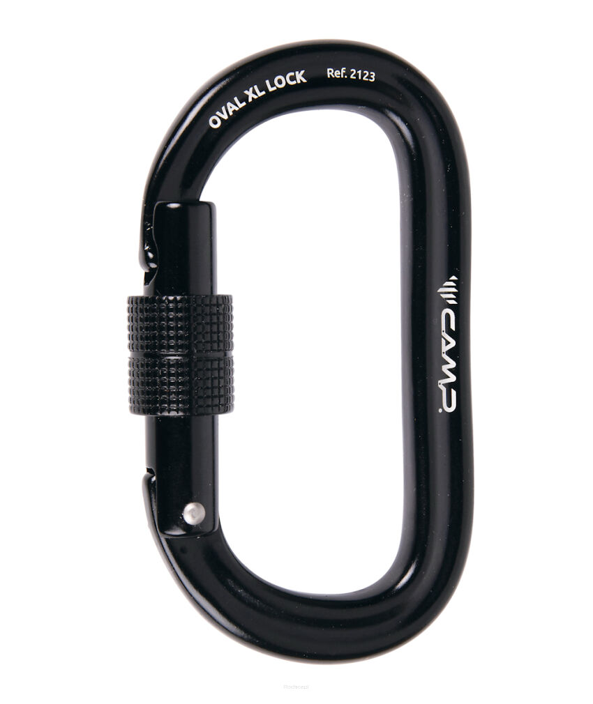 Karabinek CAMP Oval XL Lock - black