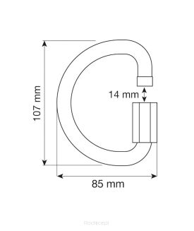 Karabinek Camp D Quick Link Alu 12 mm - 3