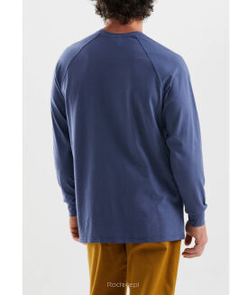 Koszulka E9 Long-Z - vintage blue - 3