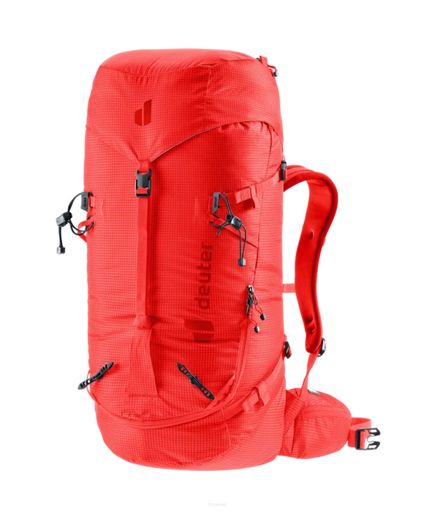 Plecak wspinaczkowy Deuter Guide 34+6 - poppy/crimson