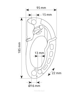 Przyrząd zaciskowy CAMP Turbohand - lewy - 6