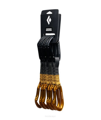 Zestaw ekspresów Black Diamond Hotforge Quickpack 6x12 - amber