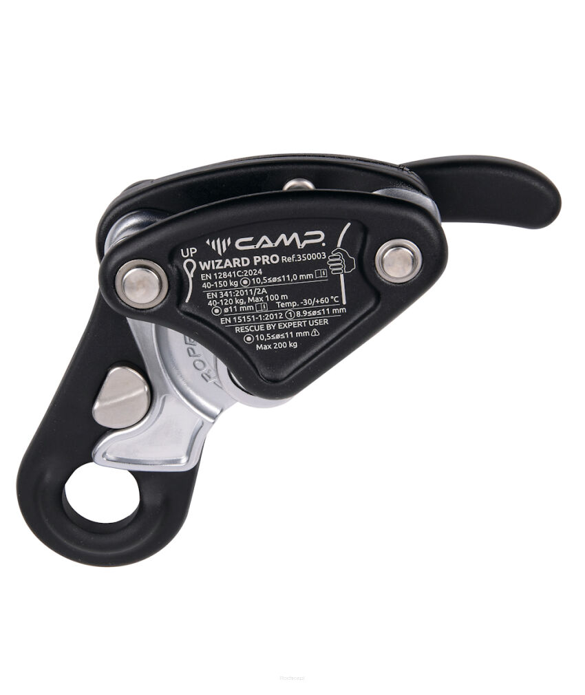 Przyrząd zjazdowy Camp Wizard Pro - black