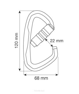 Karabinek CAMP Atlas 2Lock czarny - 4