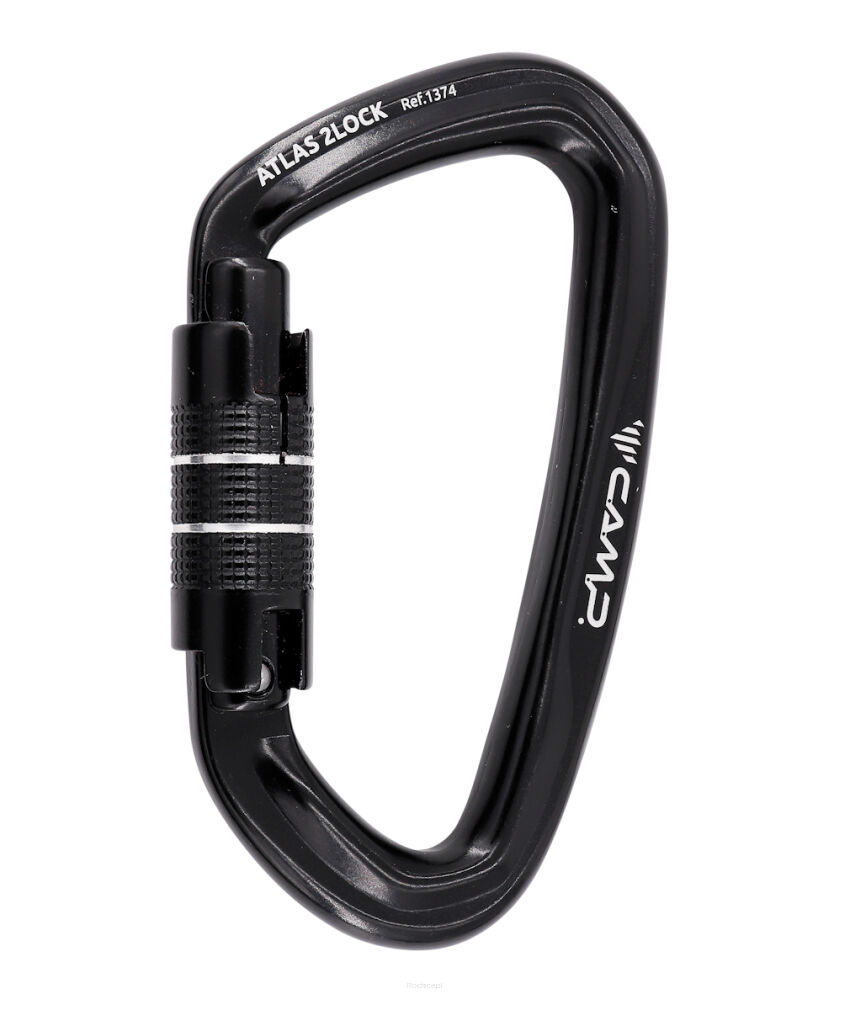 Karabinek CAMP Atlas 2Lock czarny