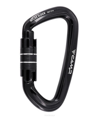 Karabinek CAMP Atlas 2Lock czarny