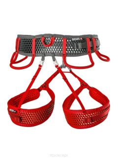 Uprząż wspinaczkowa damska OCUN WEBEE LD - black-red - 2