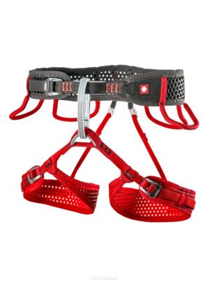 Uprząż wspinaczkowa damska OCUN WEBEE LD - black-red