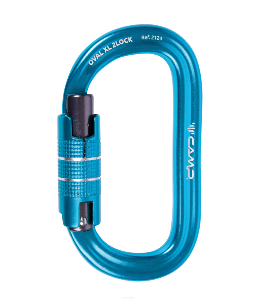 Karabinek CAMP Oval XL 2Lock Blue