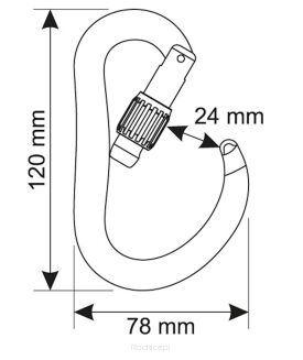 Karabinek CAMP HMS Atom Lock black - 3