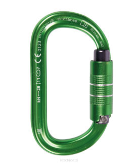 Karabinek CAMP Oval XL 2Lock Green - 2