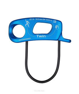 Przyrząd asekuracyjno-zjazdowy Rock Empire Twin - aqua - 2