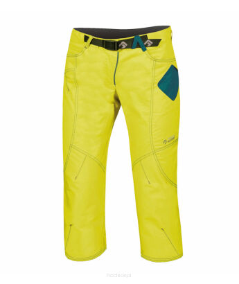 Spodnie wspinaczkowe damskie Direct Alpine Yuka 3/4 - limet/petrol