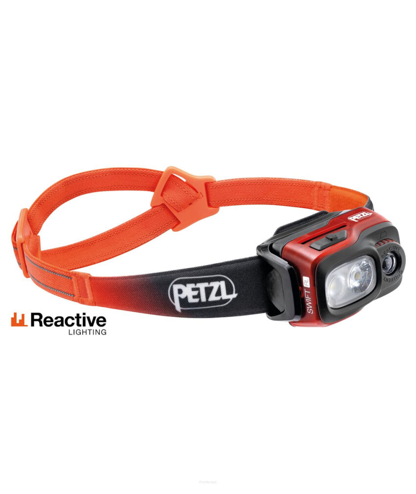 Latarka czołowa Petzl Swift RL - orange