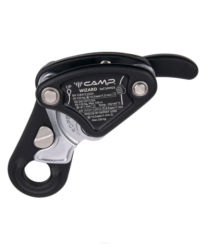 Przyrząd zjazdowy Camp Wizard - black
