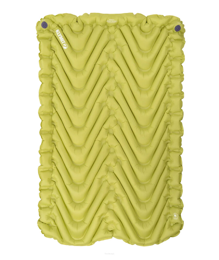Materac dmuchany Klymit Static V Summit Double - electric green